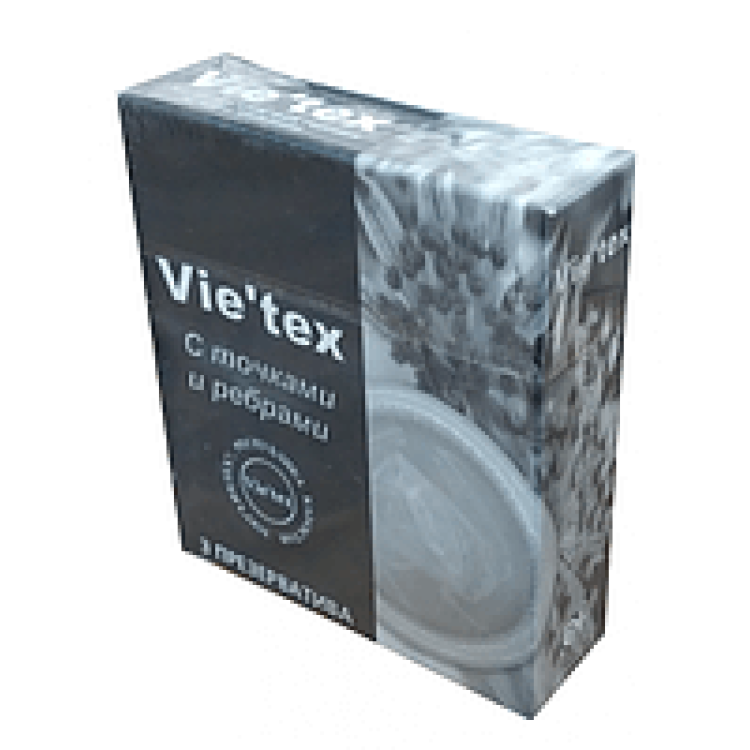 Презервативы Vie`tex с точками и ребрами | Интернет-магазин bio-optomarket.ru