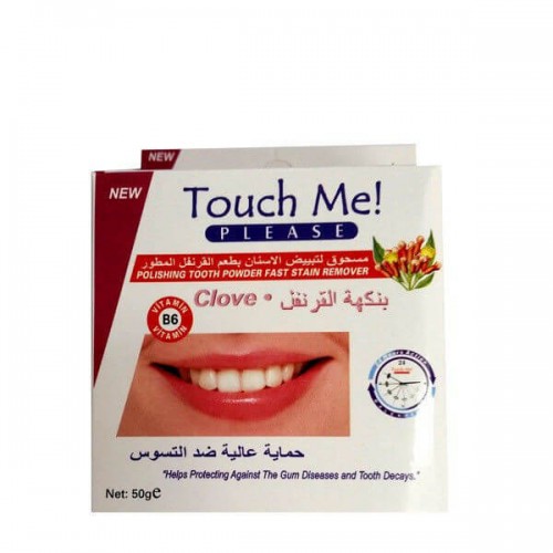 Зубной порошок для отбеливания зубов Touch Me Clove | Интернет-магазин bio-optomarket.ru