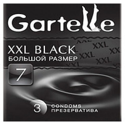Презервативы Gartelle № 12, XXL Black Большой размер | Интернет-магазин bio-optomarket.ru