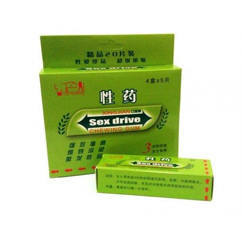 Sex drive gum chewing возбуждающая жевательная резинка для женщин | Интернет-магазин bio-optomarket.ru