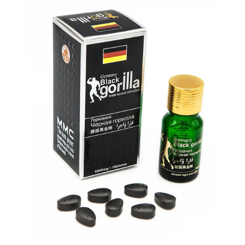 Таблетки для потенции "Germany Black gorilla" | Интернет-магазин bio-optomarket.ru