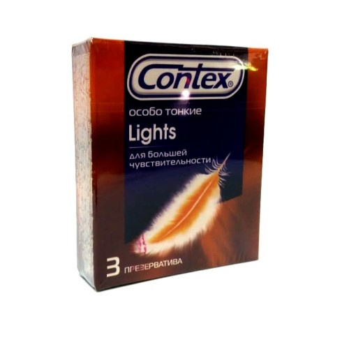 Презервативы Contex lights (3 шт) | Интернет-магазин bio-optomarket.ru